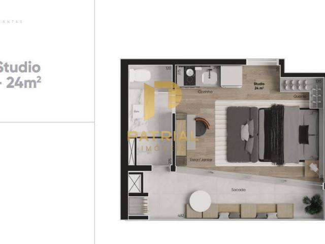 Studio para Venda em Curitiba - 4